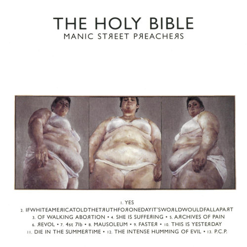 Pochette de l'album "The Holy Bible" des Manic Street Preachers