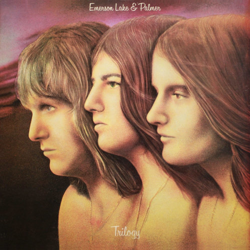 Pochette de l'album "Trilogy" d'Emerson, Lake & Palmer
