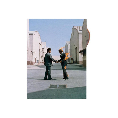 Pochette de l'album "Wish You Were Here" de Pink Floyd